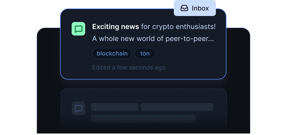 Inbox for your ideas