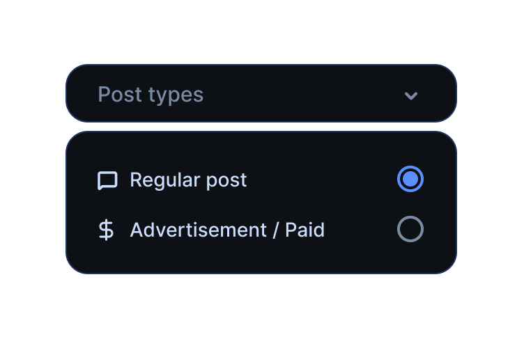 Tag your posts